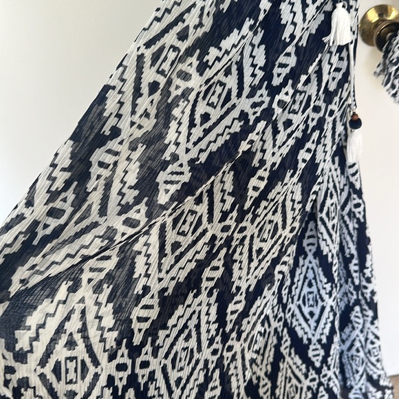 Navy Tory Burch Wrap Dress. Worn once - Picture 8 of 8